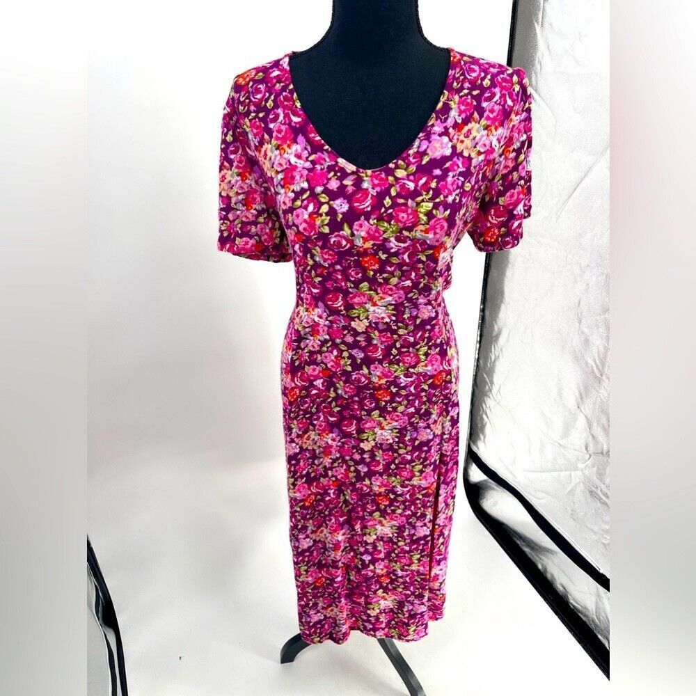 Salon,‎ studio, pink with flowers, dress size large